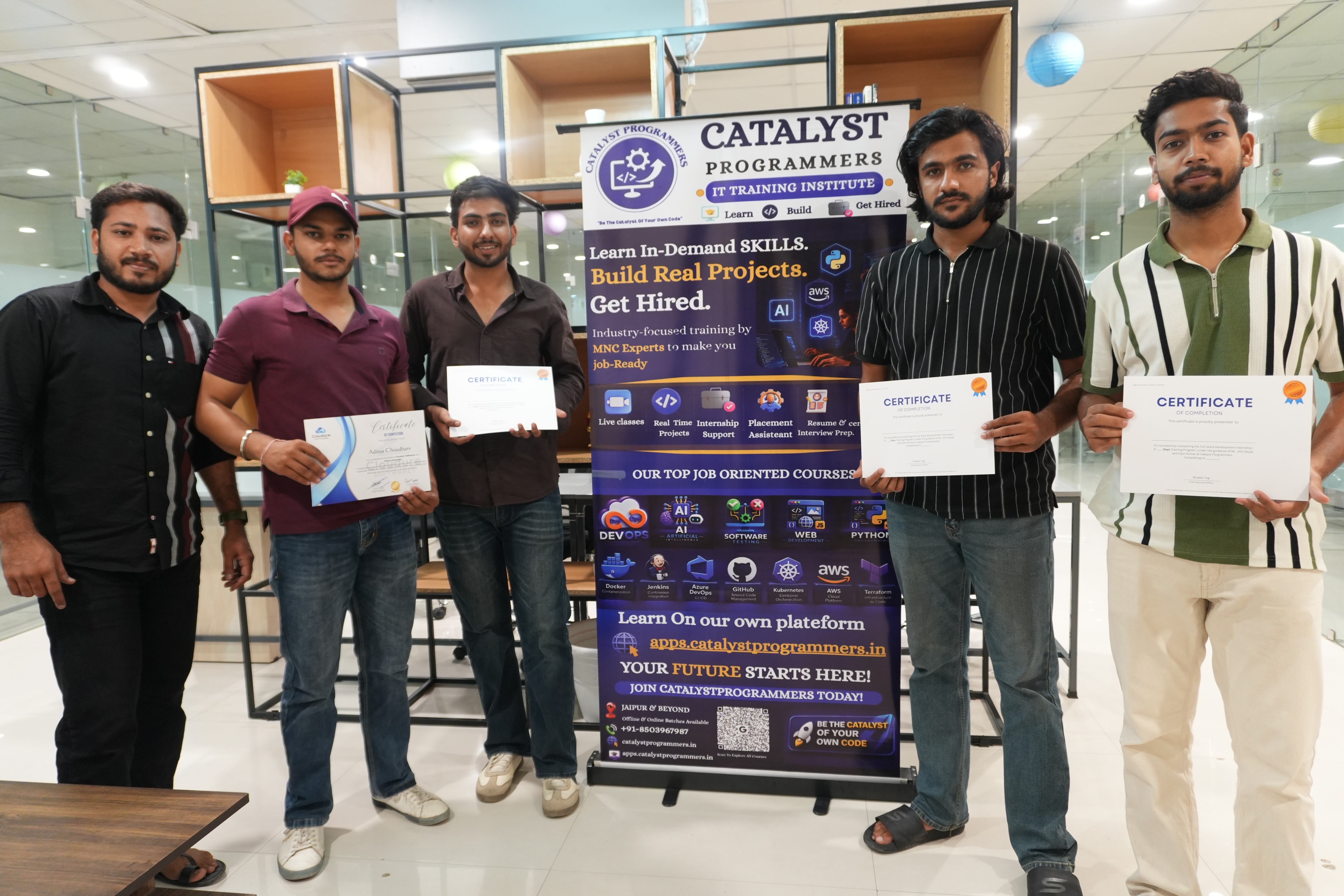 Catalyst Programmers Certificate Distribution Jaipur