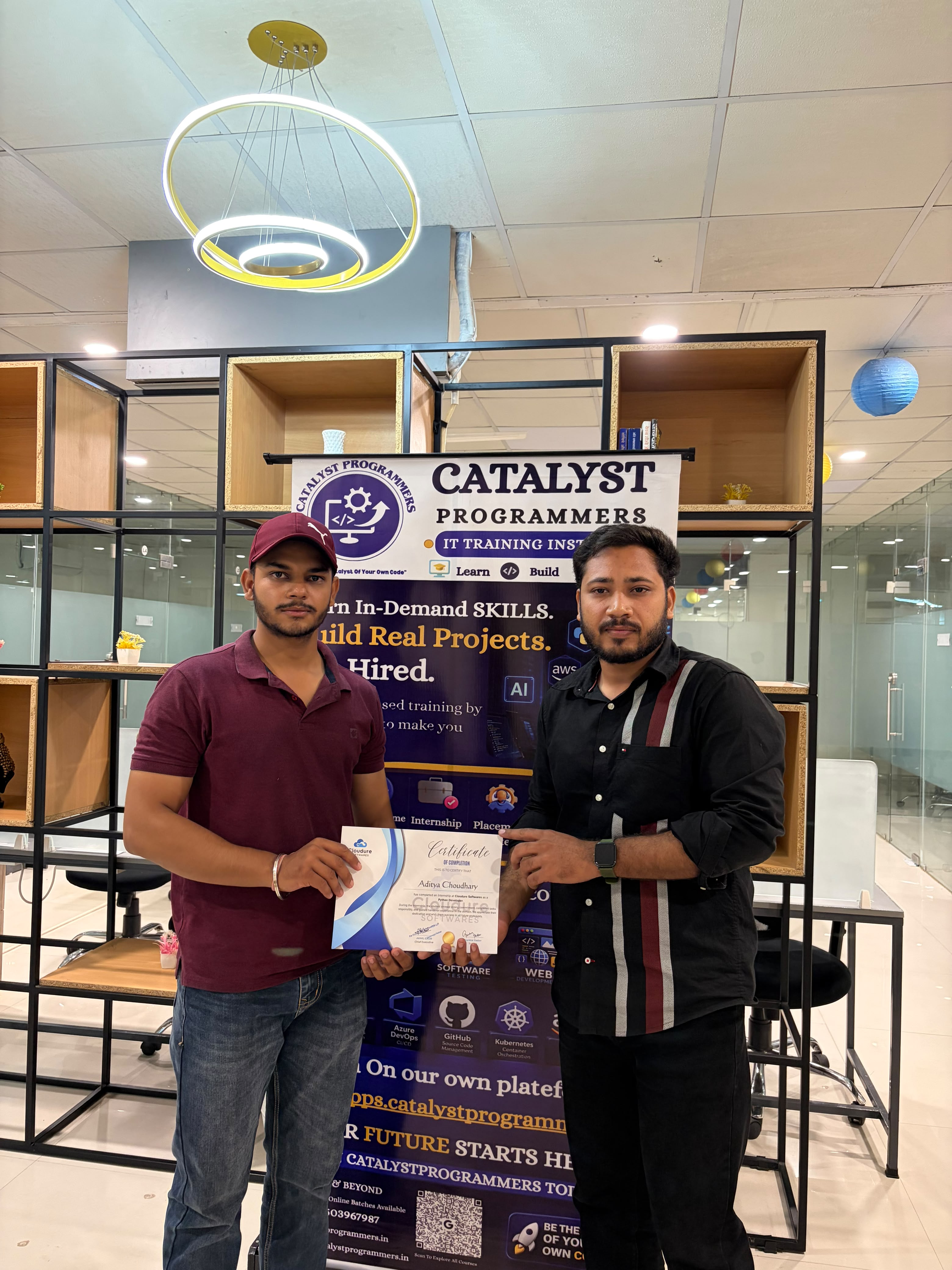 Catalyst Programmers It Course Certificate Jaipur