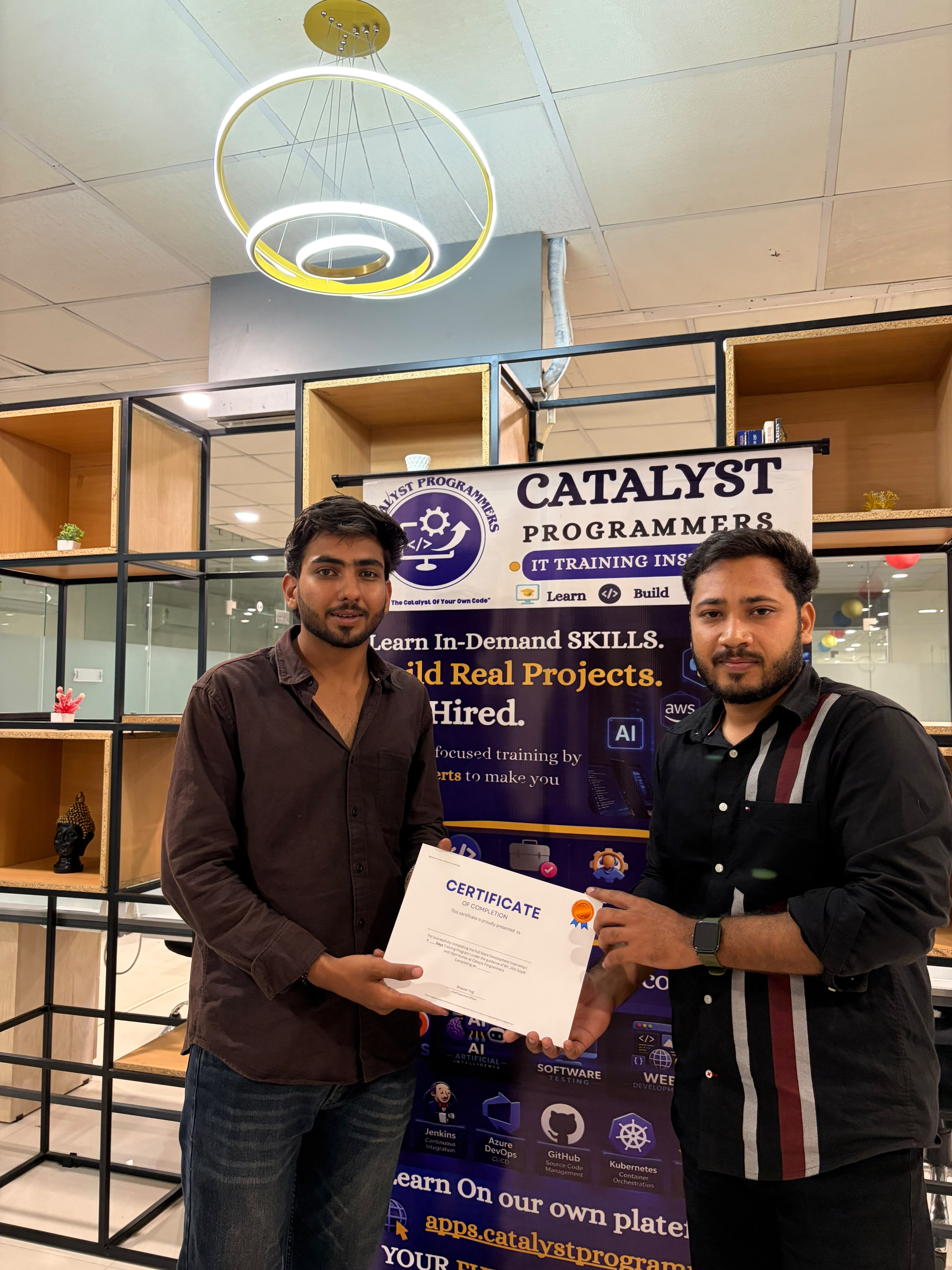 Catalyst Programmers Software Development Certificate Jaipur