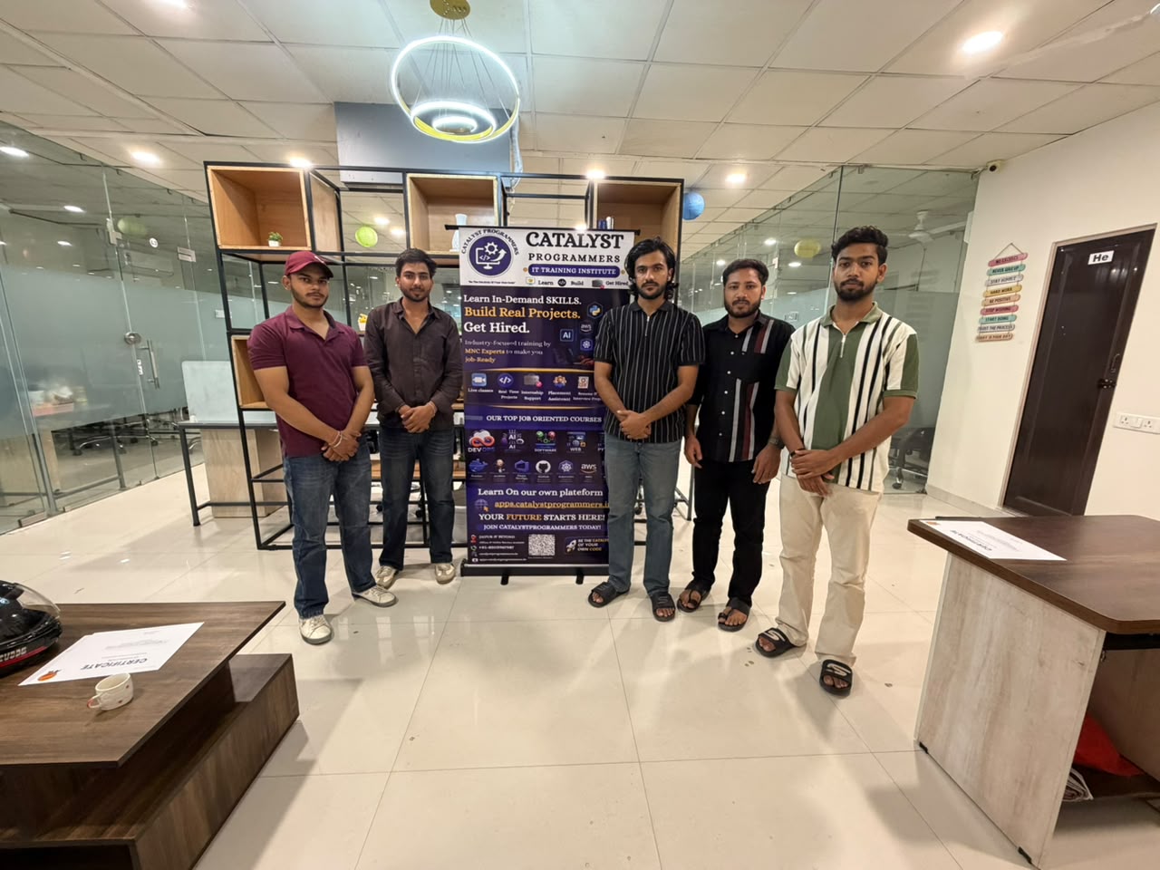 Catalyst Programmers Students Group Photo Jaipur