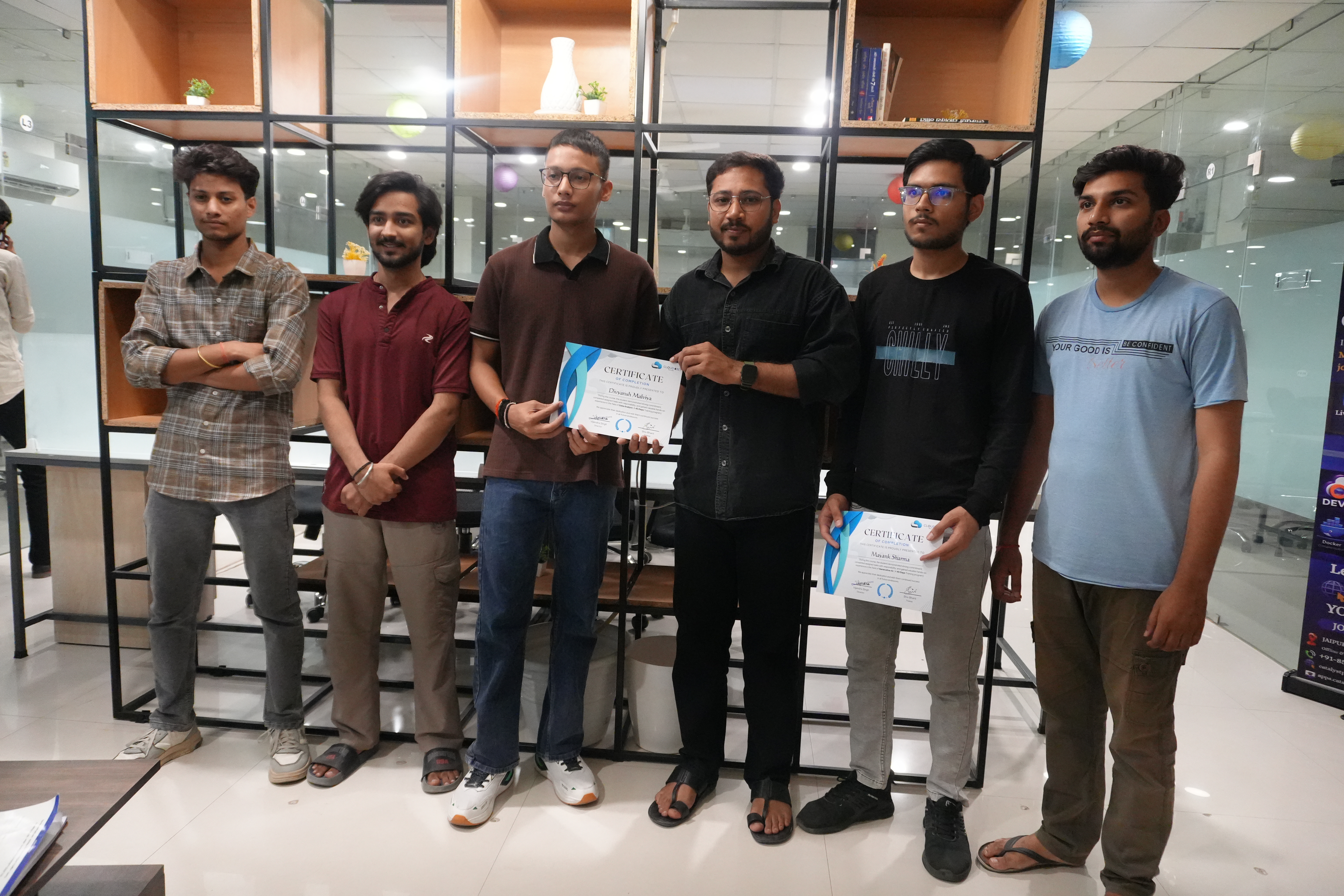 Course Completed Catalystprogrammers Students