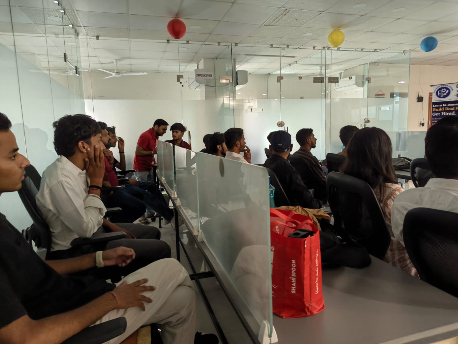 Students in the lab